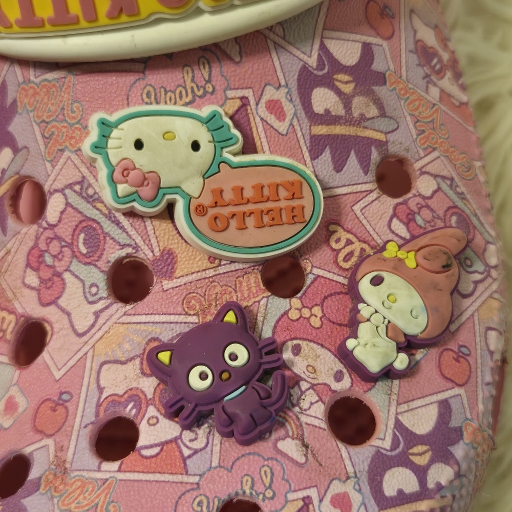Hello Kitty  Crocs -Pink - Picture 12 of 16